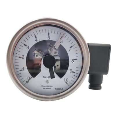 China Brass Stainless Steel or 100mm (4inch) Stainless Steel Case Connection Back Pressure Gauge with Touch for sale