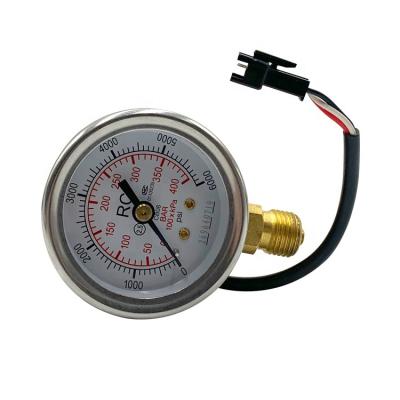 China SS304 0--400 Bar Stainless Steel Case CNG Pressure Gauge for sale