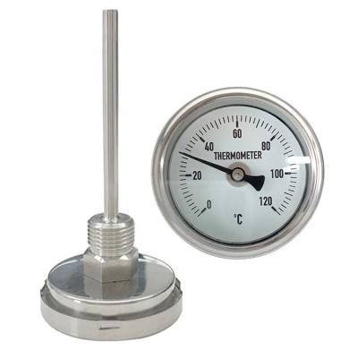 China Brass or Stainless Steel Wireless Temperature Tygrometer and Bimetal Humidity Meter wss Thermometer for sale