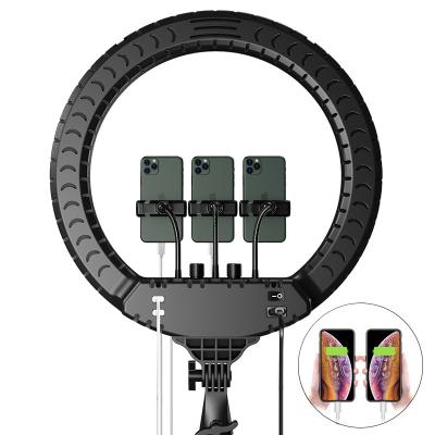 China Wholesale Cheapest Adjustable Color Tempurate 3000K-6000K 50W Color Temperature,Makeup Ring Light For YouTube Video Shooting for sale