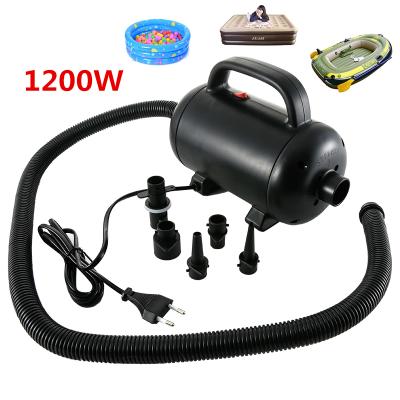 China Swimming Pool New 1200W High Power Electric Compressor For Swimming Pool Boat Mattress Floating for sale