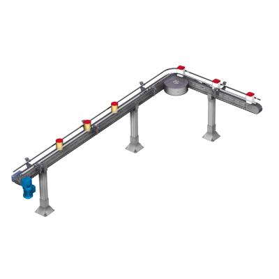 China Heat Resistant Sag Slat Table Top Chain Conveyor Manufacturer for sale