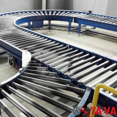 China New Gravity Roller Conveyor Stainless Steel Heat Resistant Roller Conveyor for sale