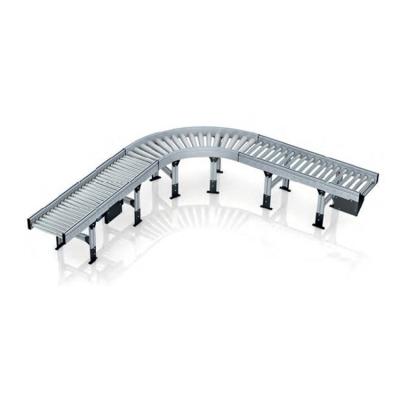 China Heat Resistant Curve Driven Motorized Roller Conveyor Line for sale