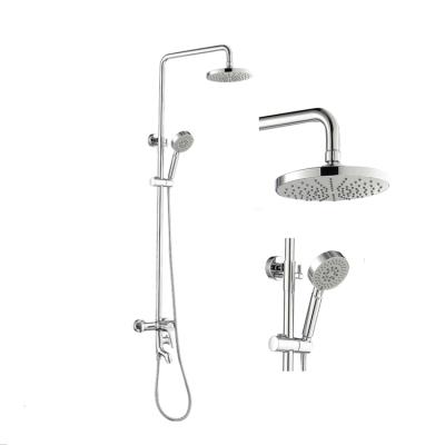 China Without European Slide Bar Bath Shower Faucet Set for sale