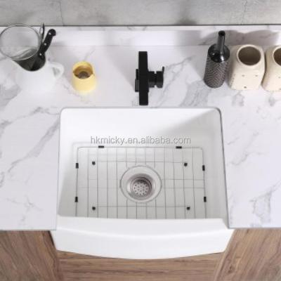 China Without Faucet Ceramic Farmhouse Home Apron Front Kitchen Sink Design for sale