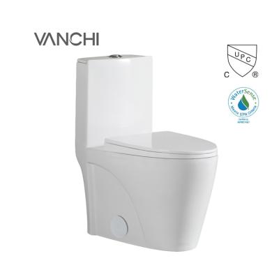 China Sanitary Ware Double-Flow Porcelain Toiletries Siphon One-Piece Spray Flush Toilet for sale