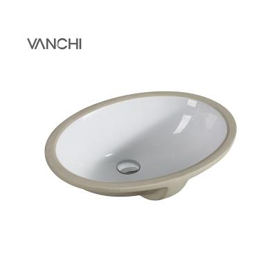 China Easy Clean Ceramic Wash Basin Bathroom Under Counter Wash Basin UPC Sinks for sale