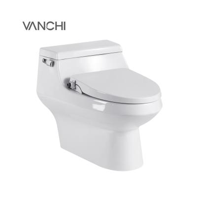 China Double-Flow China Luxury Sanitary Ware Floor Standing One Piece Toilet Double Flush Toilet for sale