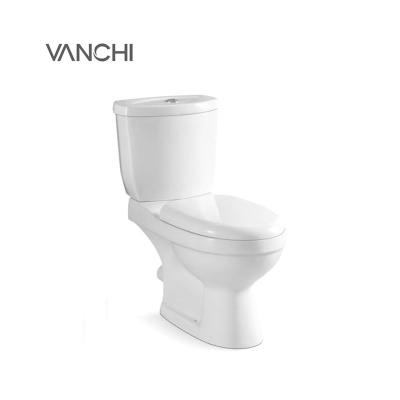 China Ceramic Double-Flow Trap Lavatory Toilet Set Cheap White Sizes for sale