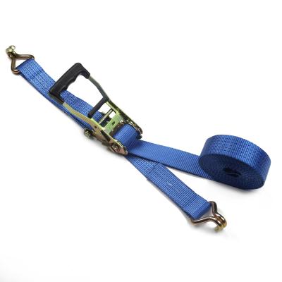 China Transport New Product 5000Kg Break Force Truck Ratchet Tie Down Cargo Lashing Straps for sale