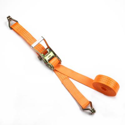 China Transport Customized Ratchet 1500Kg Retractable Tie Down Straps For Cargo for sale