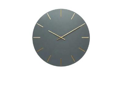 China Calendars Fashion Home Office Decorative Silent Dark Blue Single Wall Clock Large for sale