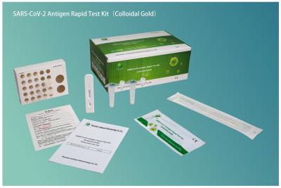 China Green Spring SARS-C0V-2 Antigen Rapid Test Kit 4in1 Professional use  self-testing use for sale