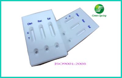 China Clenbuterol-Ractopamine-Salbutamal triple rapid test strip for sale