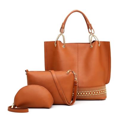 China Wholesale high quality designer genuine leather ladies suka brand shoulder tote handbag tote mini purse and handbag set for women for sale