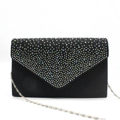 China Lady's Rhinestone Crystal Money Bag Clutch Evening Purse Crystals Bling Bags Pinch for sale