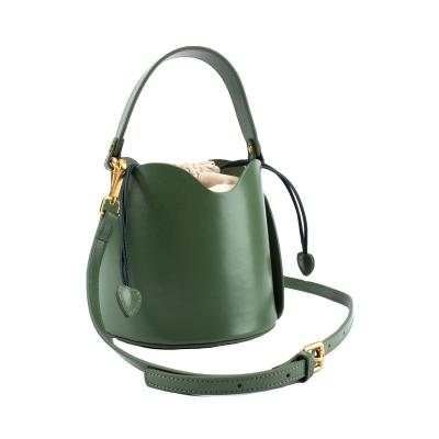 China The Other Female Handbag Cross at HOWARD SHAWN Design Luxury Ladies Handbags & Body Green Bucket Leather Bags for Women for sale