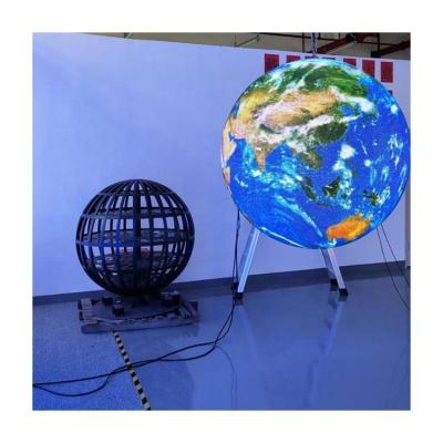 China LED VIDEO Indoor LED Sphere Display Indoor Irregular Soft Ball Shape LED Screen for sale