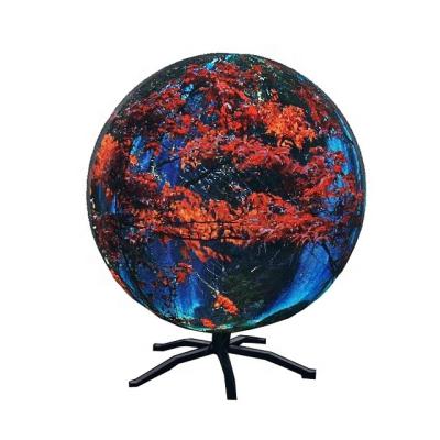 China Customized size indoor P1.875 P2 P3 P4 P4.81 P5 P6 led display spherical screen with 3D module soft vision full color advertising for sale