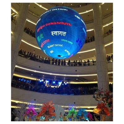 China Customized 360 Indoor Globe Full Color Led Screen P2.5 Indoor Ball Led Display en venta