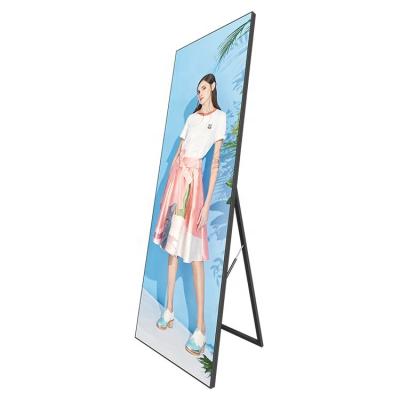 China High Quality Indoor Indoor Outdoor Led Display Stand P2.5 Led Mirror Led Poster Screen for sale