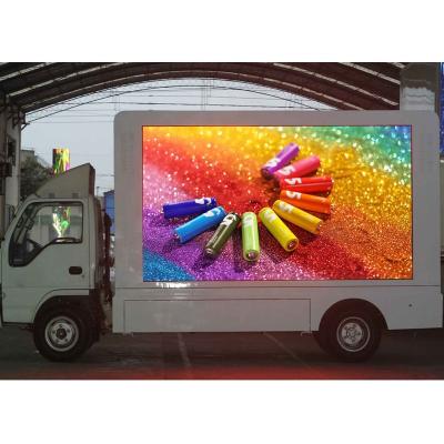 China IP65 HD OUTDOOR P5 Digital full color mobile truck /trailer/vehicle led advertising billboard display screen for sale