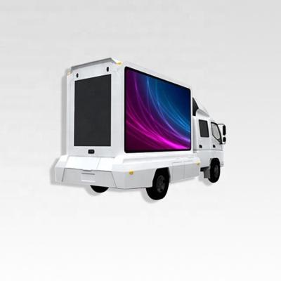 China 2021 new design outdoor trailer video wall led screen P5 p6 p10 outdoor advertising moving towed truck led tv display for sale