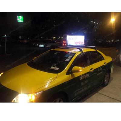 Chine Outdoor Led Roof Panel Taxi Top Led Display P2.5 P4 P5 Outdoor Advertising Signs Video Screen 3g Wifi Car Led à vendre