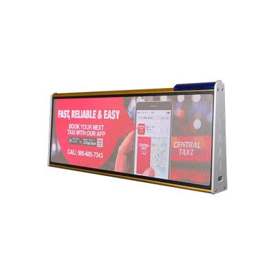 Κίνα p5 outdoor taxi roof top advertising screen/taxi top back view/p5 led outdoor car top sign display προς πώληση