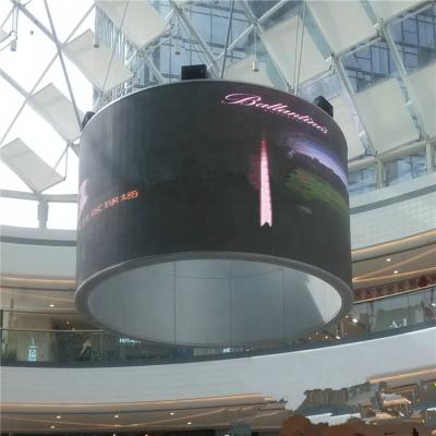 Chine 2020 Shenzhen Outdoor Cylinder Curve LED Display Outdoor Flexible Circle P5 Column LED Screen Display à vendre