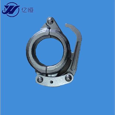 China Concrete Pump Pipe Fittings DN100 DN125 Concrete Pump Pipe Fittings Snap Bolt Flange Couplings for sale