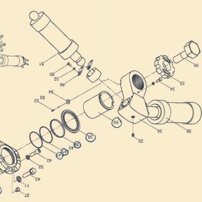 China SANY Concrete Pump Piston Set Comply With SANY Schwing Gasket, P.M. Concrete Pump Spare Parts Piston Ring Set With Gasket for sale