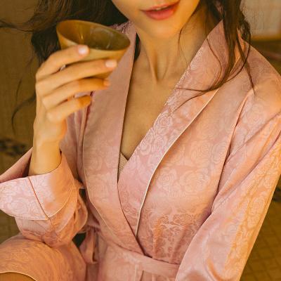 China Fashion QUICK DRY female silk casual pajamas KKVVSS large version KKVVSS loose version women's home clothes 1022 for sale