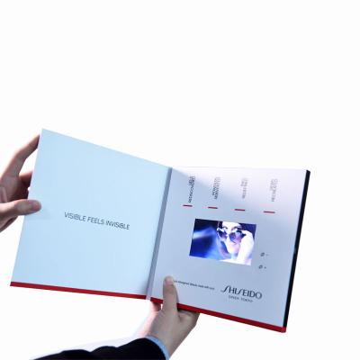 China Europe Custom 4.3 Inch Video Greeting Card , Video Brochure For Wedding Invitation for sale