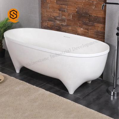 China Modern Design Bathtub Eco - Friendly Material Acrylic Composite Square 52 Inch Bathtub 120x70 for sale