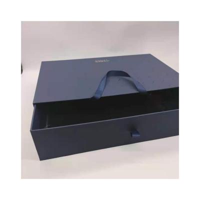 China Custom Reused Logo Luxury Premium Rigid Cardboard Materials Paper Box For Gift Box Apparel Packaging for sale