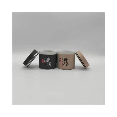 China Handmade Custom Cosmetic Cardboard Design Creative Circular Art Tube Packaging for sale