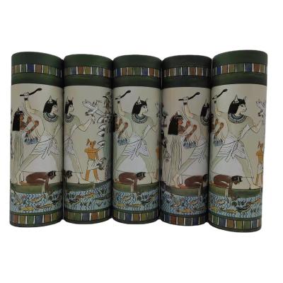 China Handmade Multicolor Paper Tube Cylinder Cardboard Biodegradable Cardboard Plastic Free Cardboard for sale