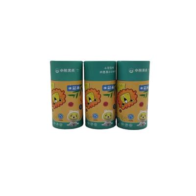 China Biodegradable Recycled Cylindrical Kraft Paper Tube Packaging Custom Industrial Tea Food Printing Foil Factory Custom for sale