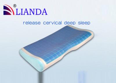 China Forever Cooling Gel Memory Foam Pillow Wave Shape CA117 / BS5852 for sale