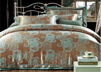 China Flora Quilt Tencel Bedding / Country Bedding Sets with Jacquard for sale