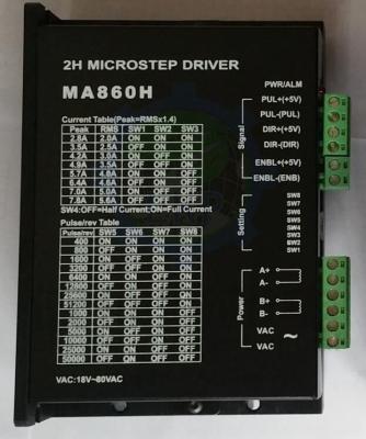 China DM860H Driver 2 Pitch Phase For NEMA34 NEMA43 86mm 110mm DM860H for sale