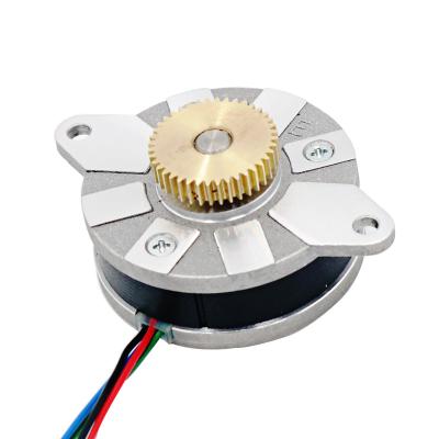 China Nema14 0.9 Degree 2 Phase 36 Mm Round Stepper Motor For CCTV Camera Video Conference System HEM-14R04A1 for sale