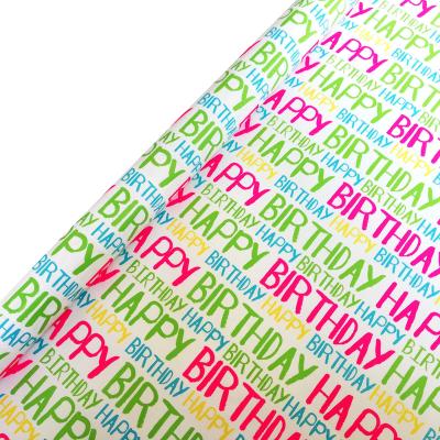 China ANTISTATIC China Manufacture Custom Logo Paper Packaging Birthday Holiday Gift Wrapping Tissue Paper for sale