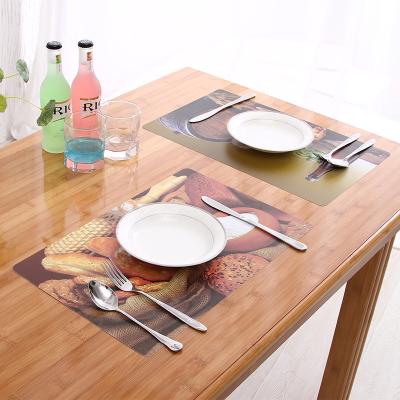 China Hot Sale Sustainable PP Vinyl Eco-friendly Place Mats, Wholesale Waterproof Place Mats, Custom Easy To Clean Durable Table Mat Placemats for sale