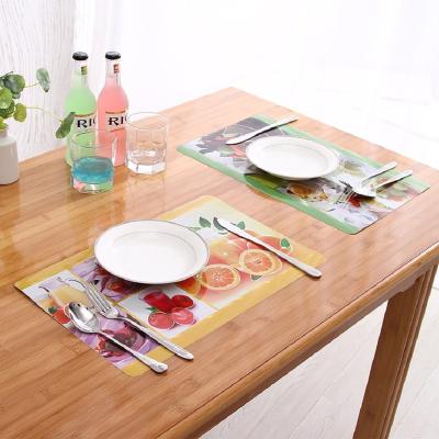 China Sustainable PP Laser Place Mat Laser PP Film Laminated Paper Laminated Place Mat for sale