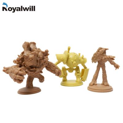 China OEM Plastic Board Game Parts Whole Miniature Plastic Figurine Sale 3D Monster Sampling Game for sale