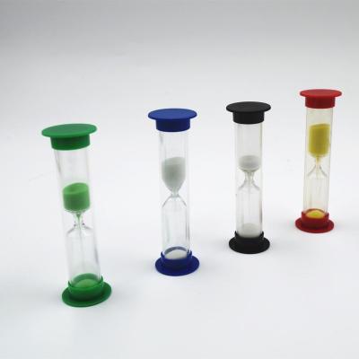 China Game Industry General Colorful Hourglass Sand Timer Great Gift for Children 6 Pack for sale