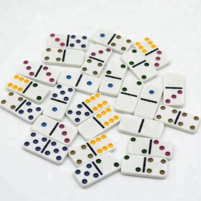 China Funny Educational Toy Wholesale Dominoes Double 6 Set Wholesaler for sale